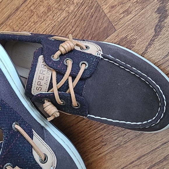 Sperry Songfish Dark Brown Suede Topsiders - Size 6 - Picture 3 of 12